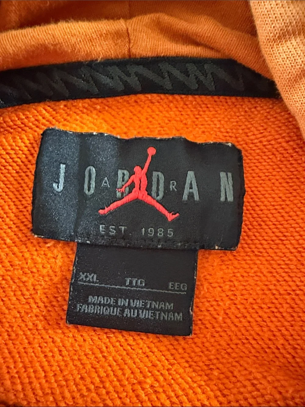 AIR JORDAN DRI FIT ZION HOODIE FRENCH TERRY FABRIC MEN SIZE XXL